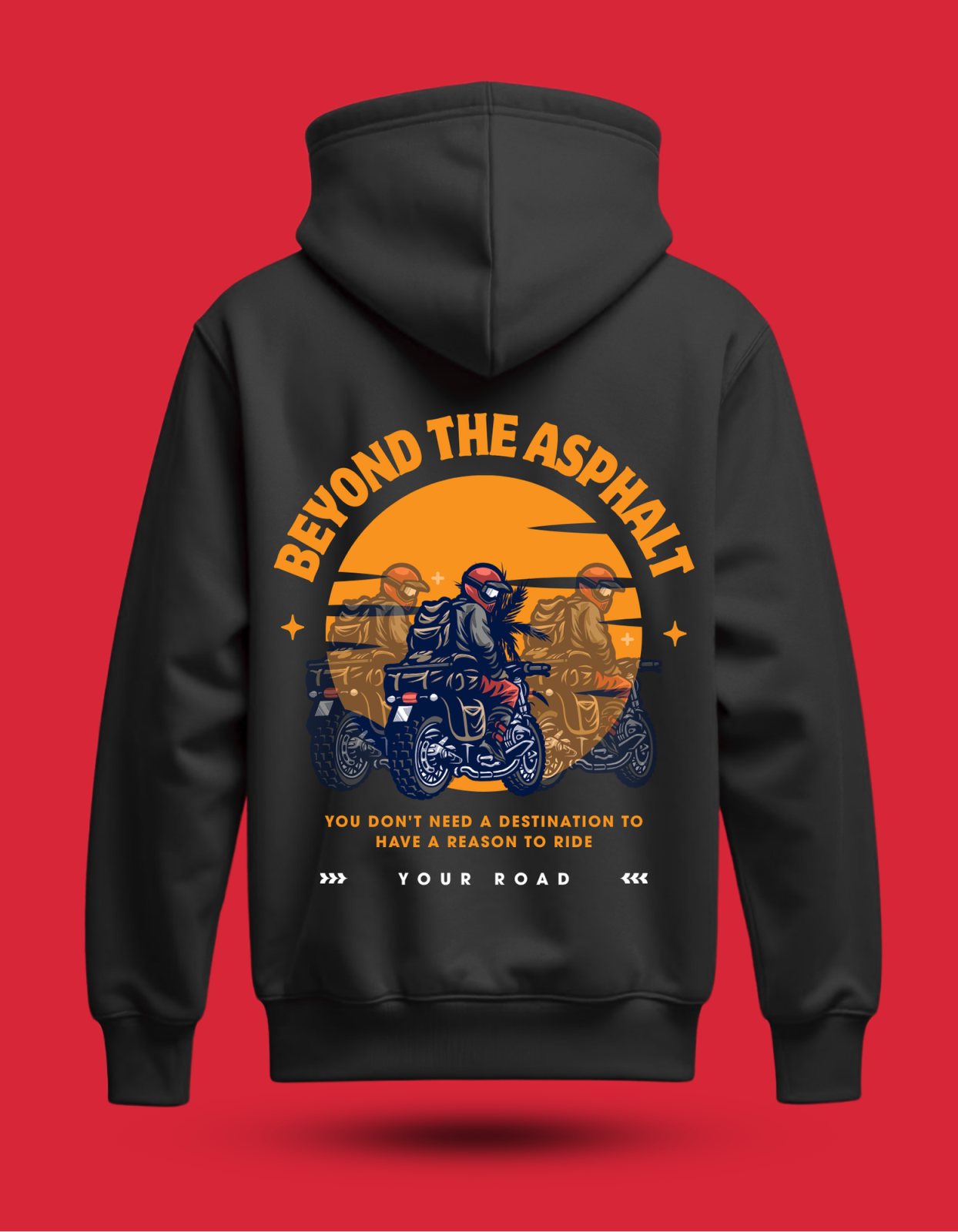 Hoodie - Beyond The Asphalt — Siyah